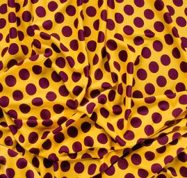 Úplet viskoza puntíky