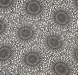 Úplet žoržetový jemný puntíky bílé