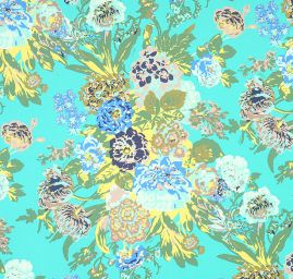 Úplet polyester pastelově zelený