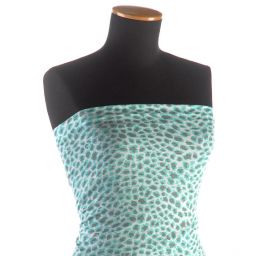 Úplet viskozový matný falešný zvířecí vzor