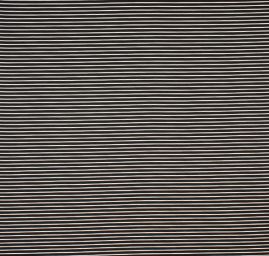 Úplet polyester bílé proužky