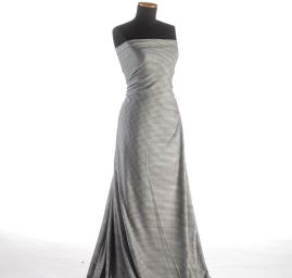 Úplet bavlněný úzké proužky modré