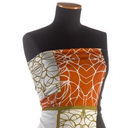 Úplet viskozový květy