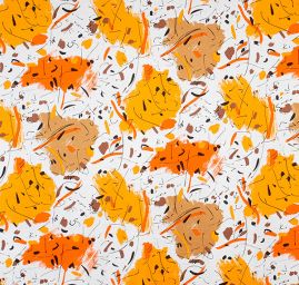 Úplet bavlněný okrová oranžová