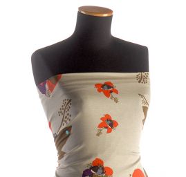 Úplet viskozový matný béžový