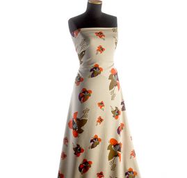 Úplet viskozový matný béžový