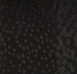 Podšívka žakárová černá puntík  II.jakost