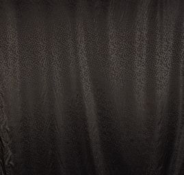 Podšívka žakárová černá puntík  II.jakost