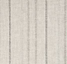 Bavlněný voál žakár pruhy smetanový