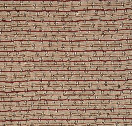 Viskoza žakár proužky/květy