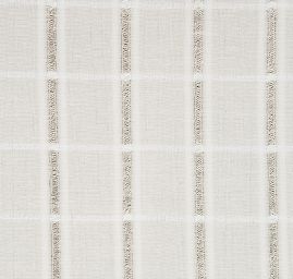 Bavlna směs vzor kostky smetanová