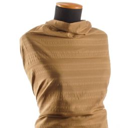 Bavlněný žakárový etamín geometrický vzor