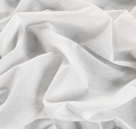 Bavlněný etamín kreš slonová kost