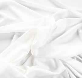 Žoržet šatový oboustranně pružný slonova kost