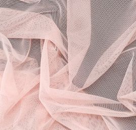 Tyl pružný pevnější růžové barvy