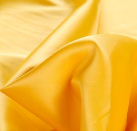 Satén pružný pololesk kanárkově žlutý
