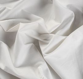 Bavlněné plátno pružné košilovka slonová kost