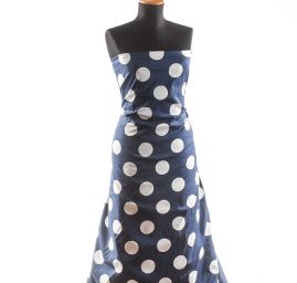 Bavlněné plátno tisk velký puntík