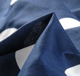 Bavlněné plátno tisk velký puntík