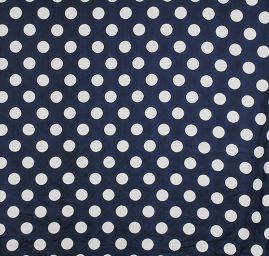 Bavlněné plátno tisk velký puntík