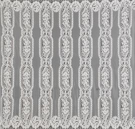 Krajka na mantilu květinový ornament slonová kost