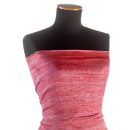 Batika kreš satén růžová-modrá