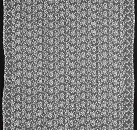 Krajka tylová drobná výšivka slonová kost