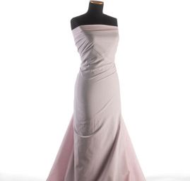 Bavlněná látka vzor proužky růžová