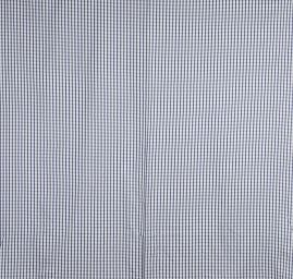Bavlněná látka pružná jemná kostka modrá