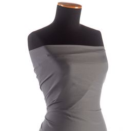 Krepdešín imitace hedvábí  středně šedý