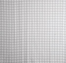 Šatová látka imitace hedvábí geometrický vzor hnědý