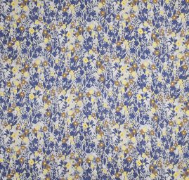 Šifon kreš květinový vzor II.jakost