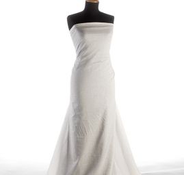 Etamín jemný hladký slonová kost