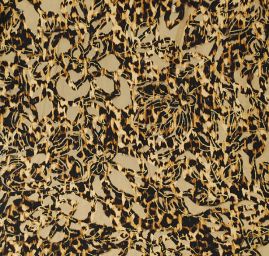 Efektní šifon gepard/květy