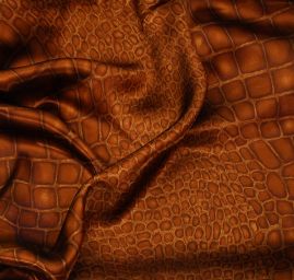 Satén vzor krokodýlí kůže