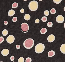 Úplet puntík žlutý/starorůžový II.jakost