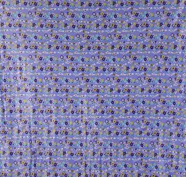 Úplet motiv květin sv. fialový