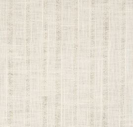 Lněný žakár proužky slonová kost
