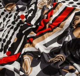 Úplet viskozový geometrické vzory II.jakost