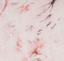 Batika letní viskozvá látka žlutohnědá