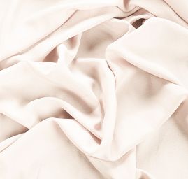 Krepdešín imitace hedvábí slonová kost