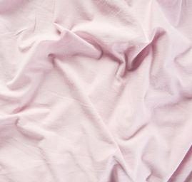 Úplet pletenina bavlna směs pastel růžový