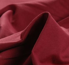 Úplet pletenina bavlna vínové barvy