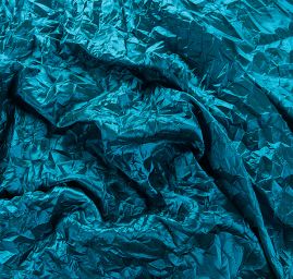 Taft kreš jemný šanžán modro-černý