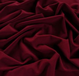 Pletenina úplet scuba crepe oboustranný bordó