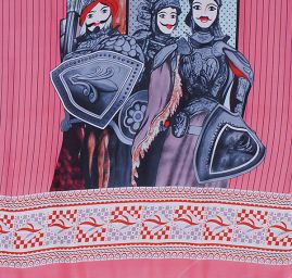 Śála rytířky růžovočervená