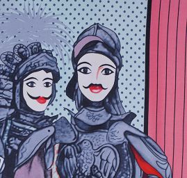 Śála rytířky růžovočervená