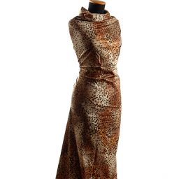 Pružná bavlněná látka zvířecí motiv