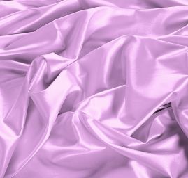 Satén pružný hladký levandulový
