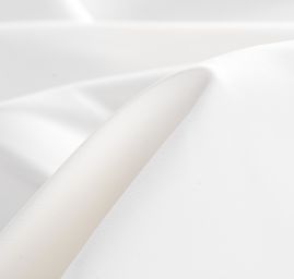 Satén matný jemný imitace hedvábí  barvy slonová kost